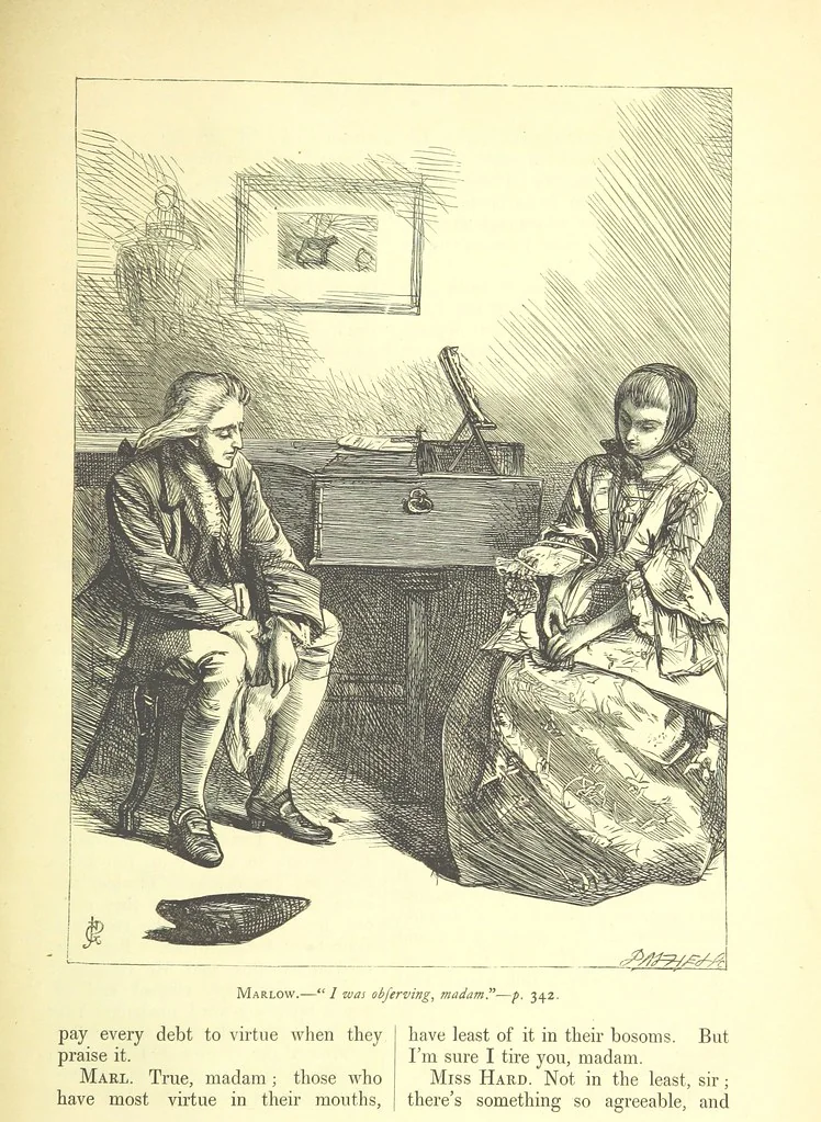 An illustration from Dalziels' Illustrated Goldsmith ... With one hundred pictures drawn by G. J. Pinwell, engraved by the brothers Dalziel, 1865, leaf 367