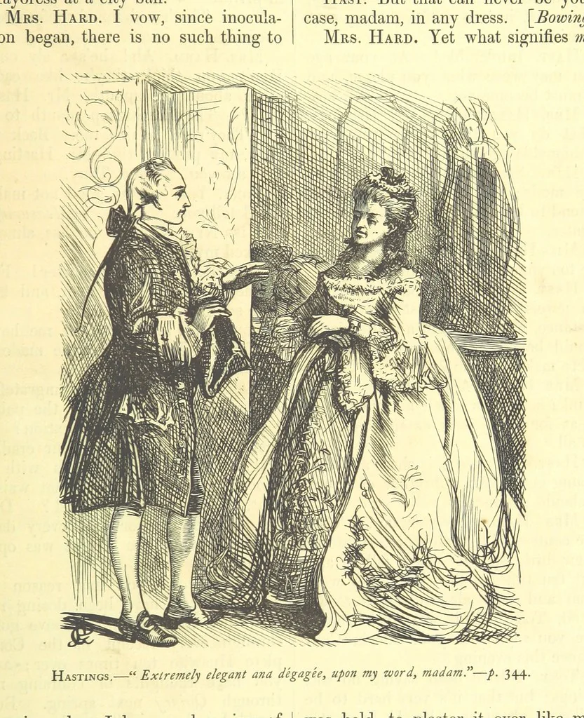 An illustration from Dalziels' Illustrated Goldsmith ... With one hundred pictures drawn by G. J. Pinwell, engraved by the brothers Dalziel, 1865, leaf 369