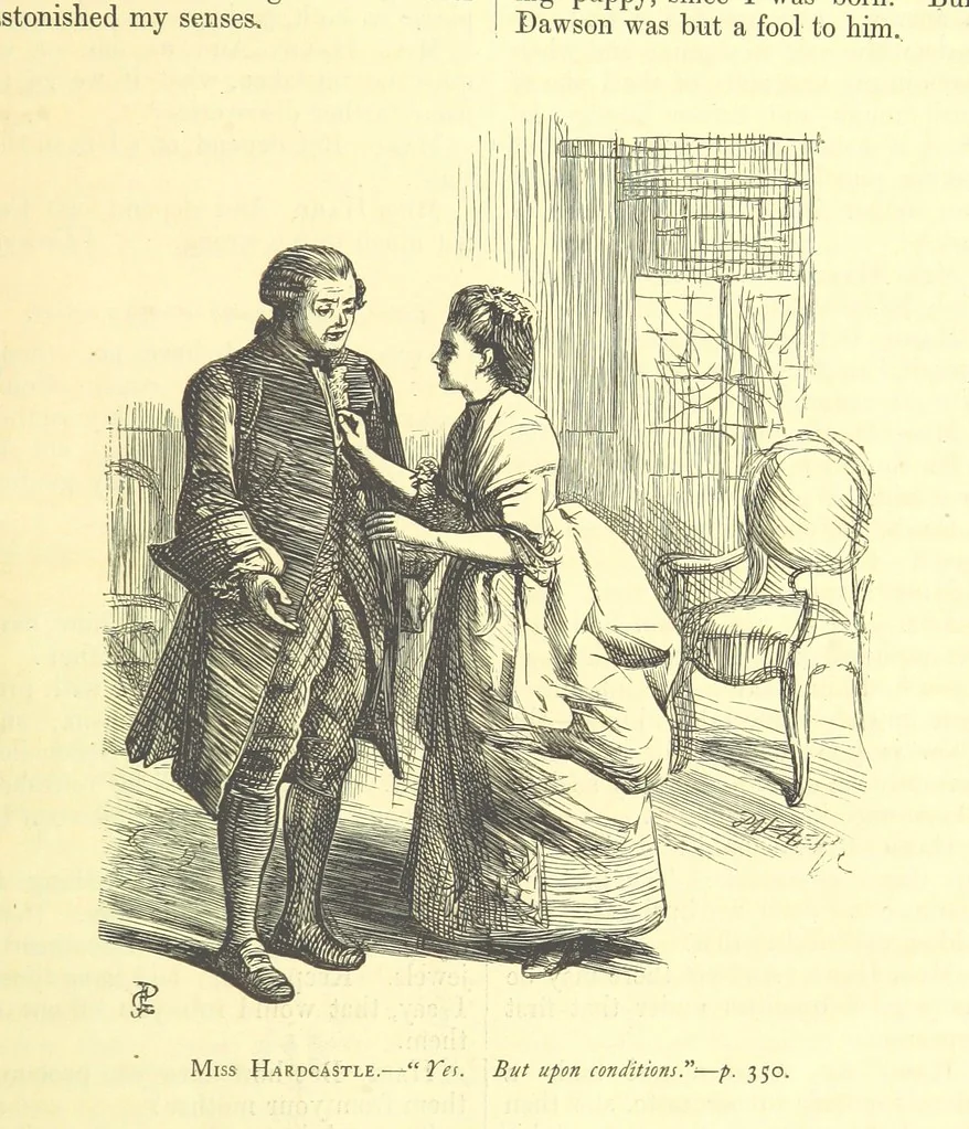An illustration from Dalziels' Illustrated Goldsmith ... With one hundred pictures drawn by G. J. Pinwell, engraved by the brothers Dalziel, 1865, leaf 373