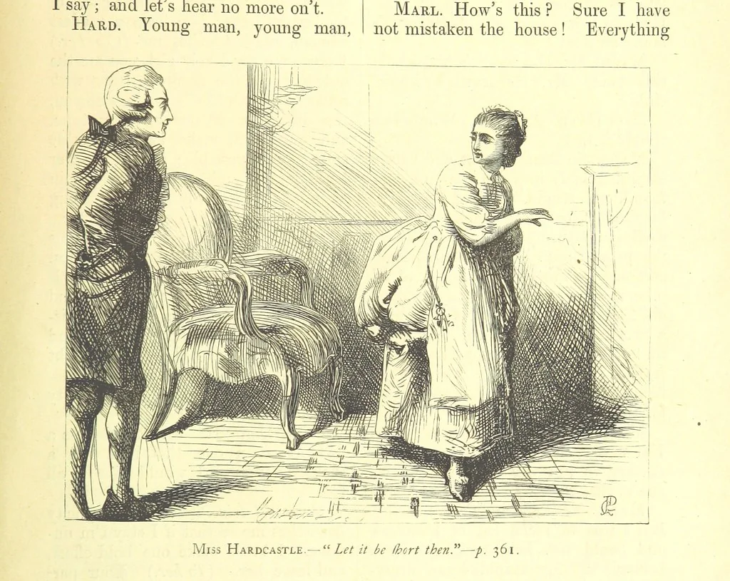 An illustration from Dalziels' Illustrated Goldsmith ... With one hundred pictures drawn by G. J. Pinwell, engraved by the brothers Dalziel, 1865, leaf 385
