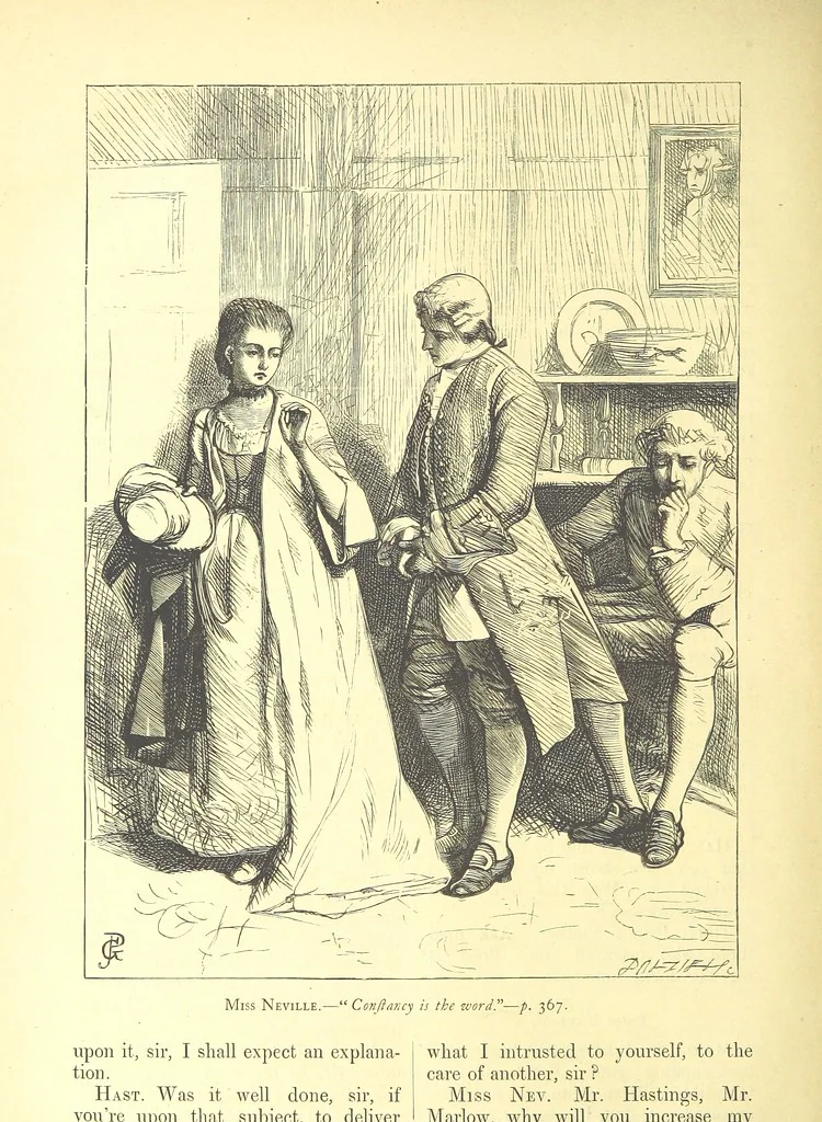 An illustration from Dalziels' Illustrated Goldsmith ... With one hundred pictures drawn by G. J. Pinwell, engraved by the brothers Dalziel, 1865, leaf 390