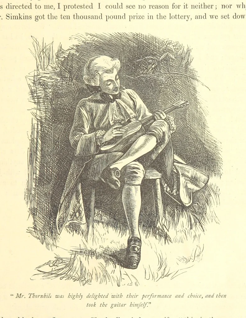 An illustration from Dalziels' Illustrated Goldsmith ... With one hundred pictures drawn by G. J. Pinwell, engraved by the brothers Dalziel, 1865, leaf 45