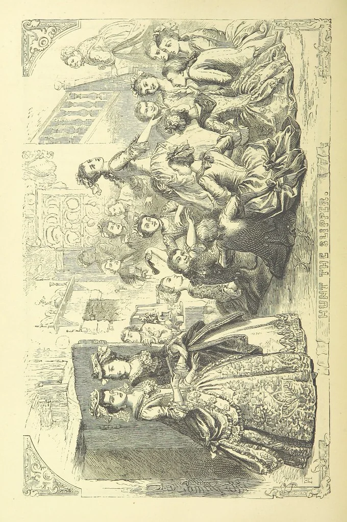 An illustration from The works of Oliver Goldsmith ... With introductions, notes, and a life of Oliver Goldsmith, by John Francis Waller, 1871, leaf 104