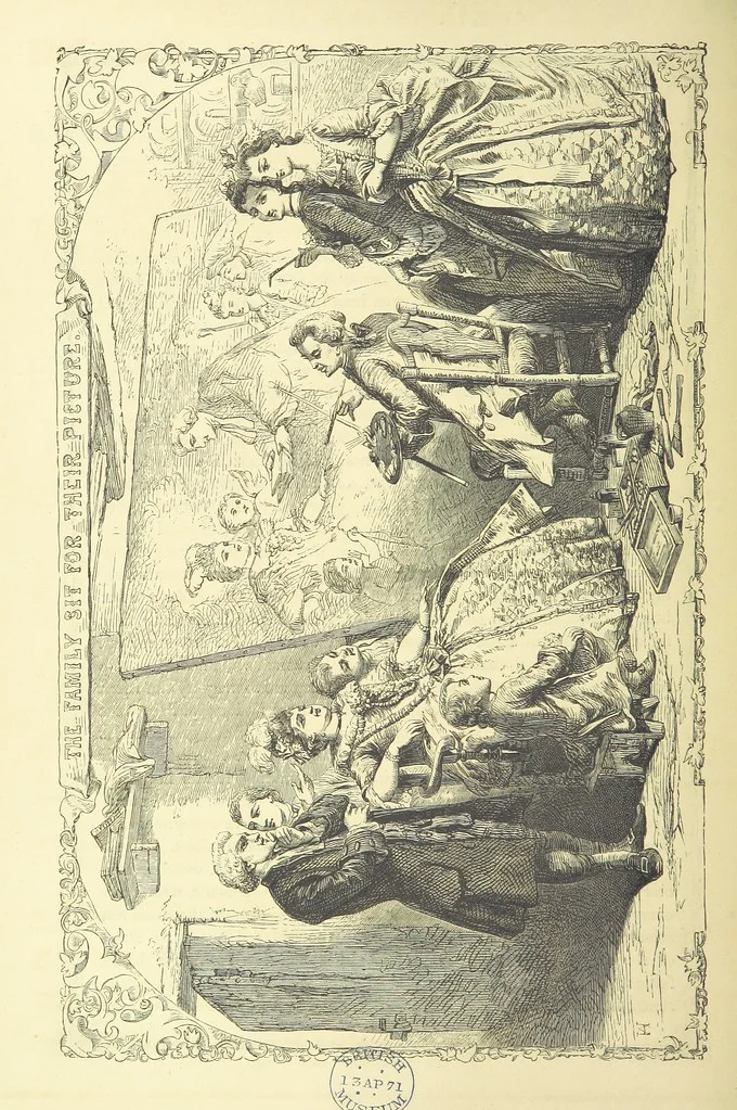 An illustration from The works of Oliver Goldsmith ... With introductions, notes, and a life of Oliver Goldsmith, by John Francis Waller, 1871, leaf 124
