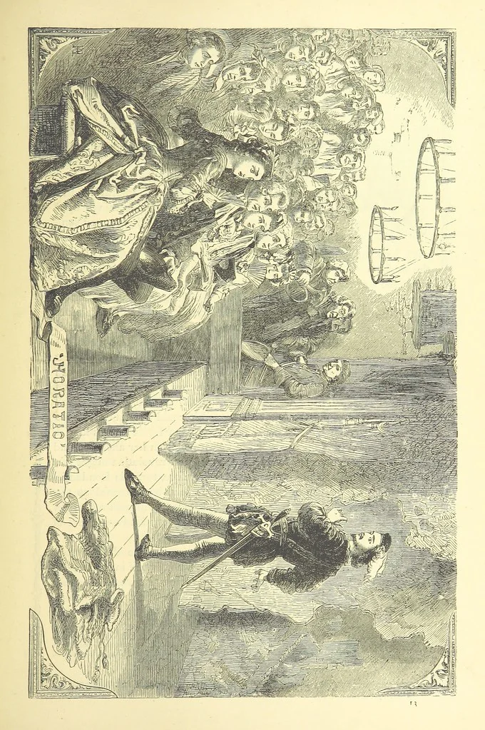 An illustration from The works of Oliver Goldsmith ... With introductions, notes, and a life of Oliver Goldsmith, by John Francis Waller, 1871, leaf 149