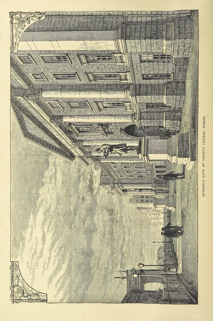 An illustration from The works of Oliver Goldsmith ... With introductions, notes, and a life of Oliver Goldsmith, by John Francis Waller, 1871, leaf 24
