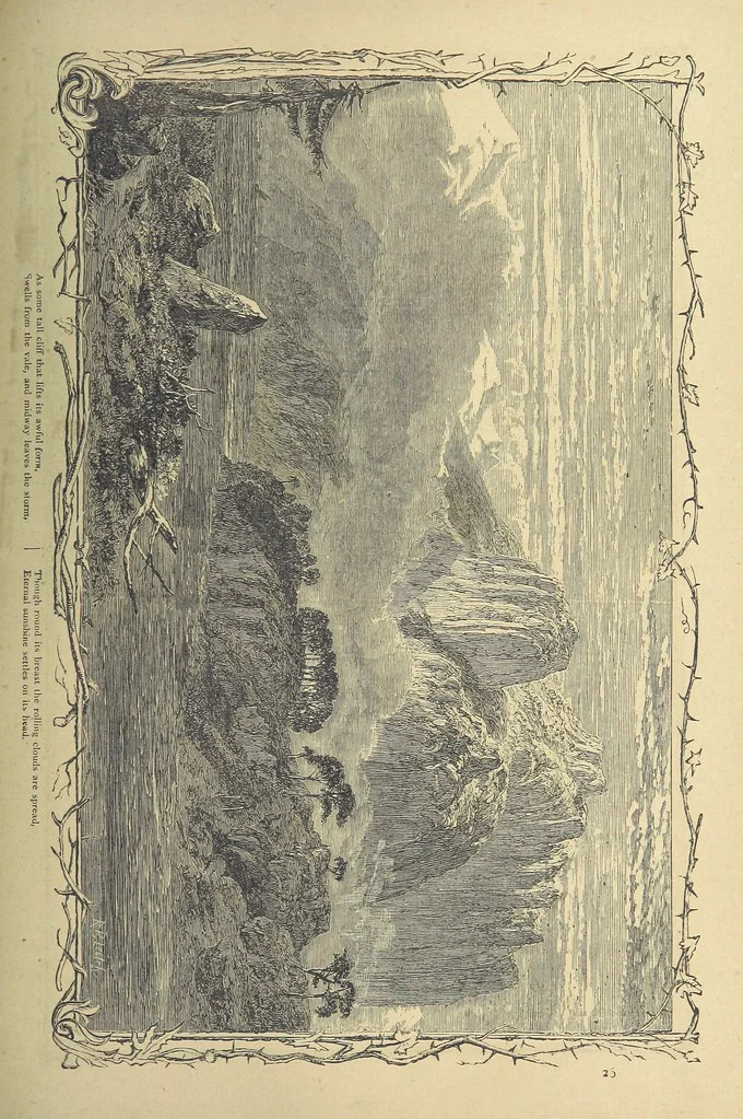 An illustration from The works of Oliver Goldsmith ... With introductions, notes, and a life of Oliver Goldsmith, by John Francis Waller, 1871, leaf 253