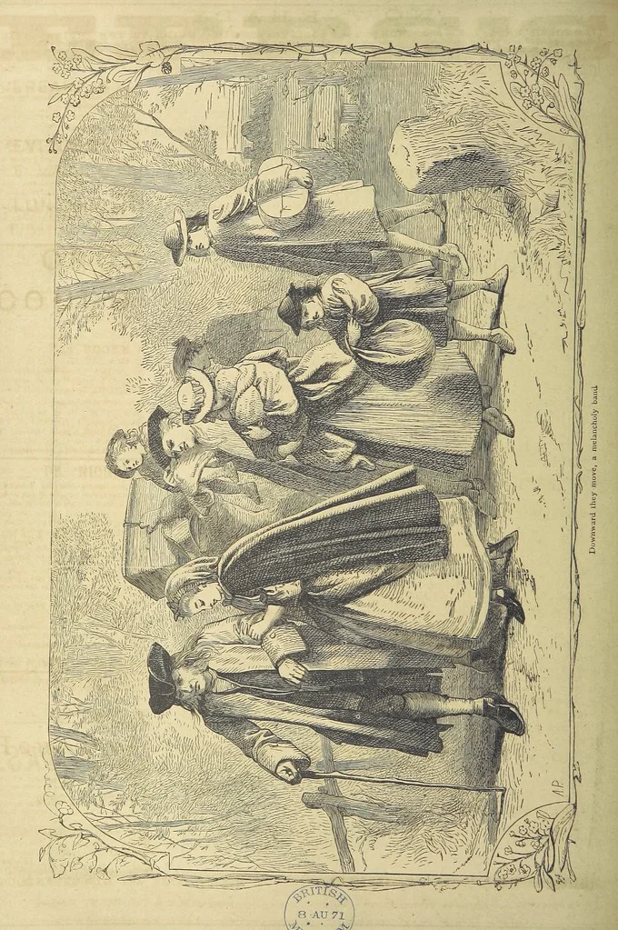 An illustration from The works of Oliver Goldsmith ... With introductions, notes, and a life of Oliver Goldsmith, by John Francis Waller, 1871, leaf 260