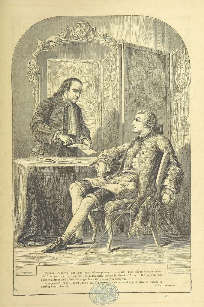 An illustration from The works of Oliver Goldsmith ... With introductions, notes, and a life of Oliver Goldsmith, by John Francis Waller, 1871, leaf 363