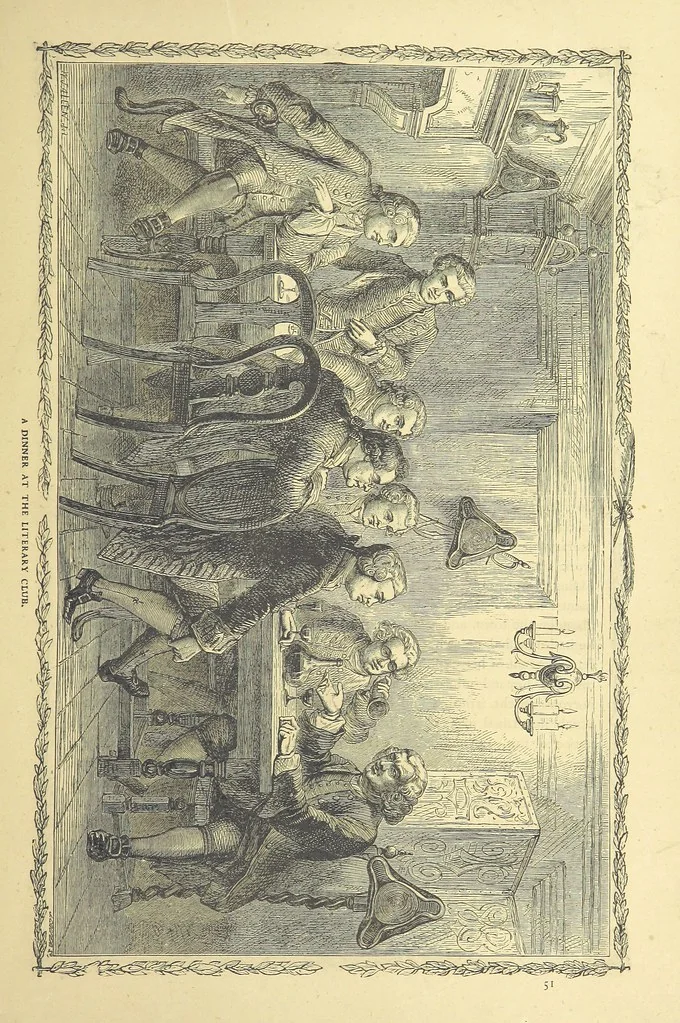 An illustration from The works of Oliver Goldsmith ... With introductions, notes, and a life of Oliver Goldsmith, by John Francis Waller, 1871, leaf 45