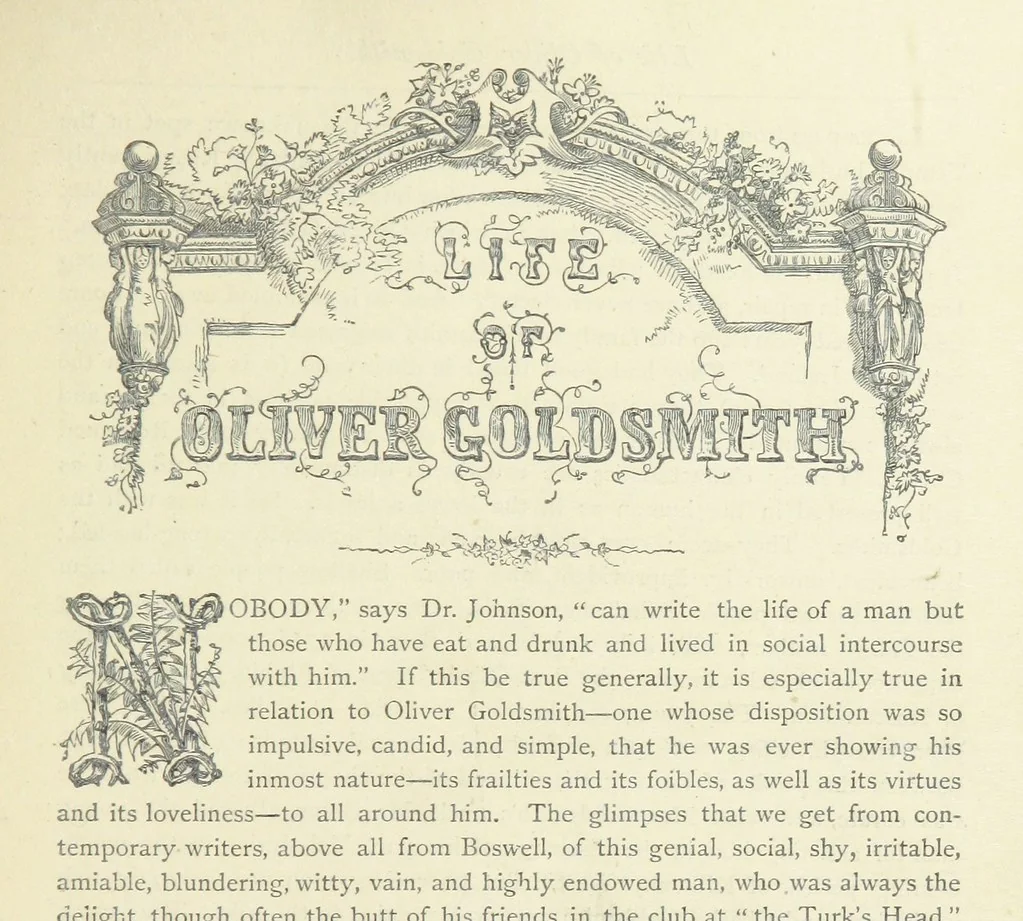 An illustration from The vicar of Wakefield, and other works ... With introduction notes and a life of Oliver Goldsmith, by John Francis Waller, 1877, leaf 17