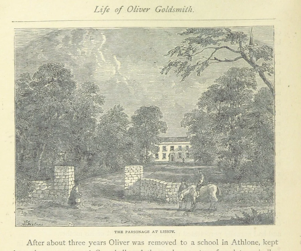 An illustration from The vicar of Wakefield, and other works ... With introduction notes and a life of Oliver Goldsmith, by John Francis Waller, 1877, leaf 20
