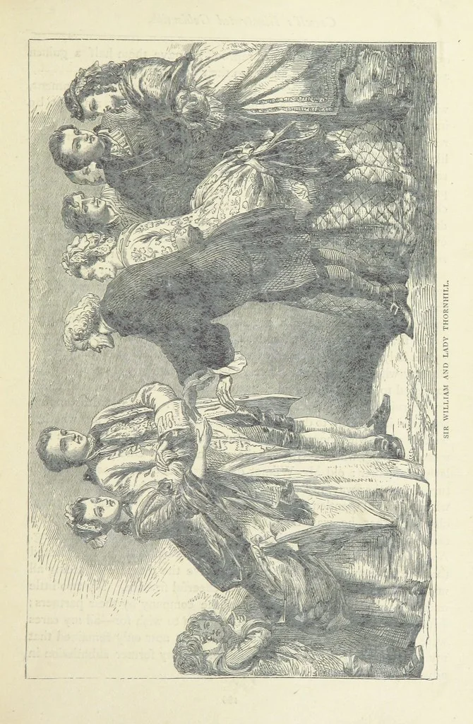 An illustration from The vicar of Wakefield, and other works ... With introduction notes and a life of Oliver Goldsmith, by John Francis Waller, 1877, leaf 237