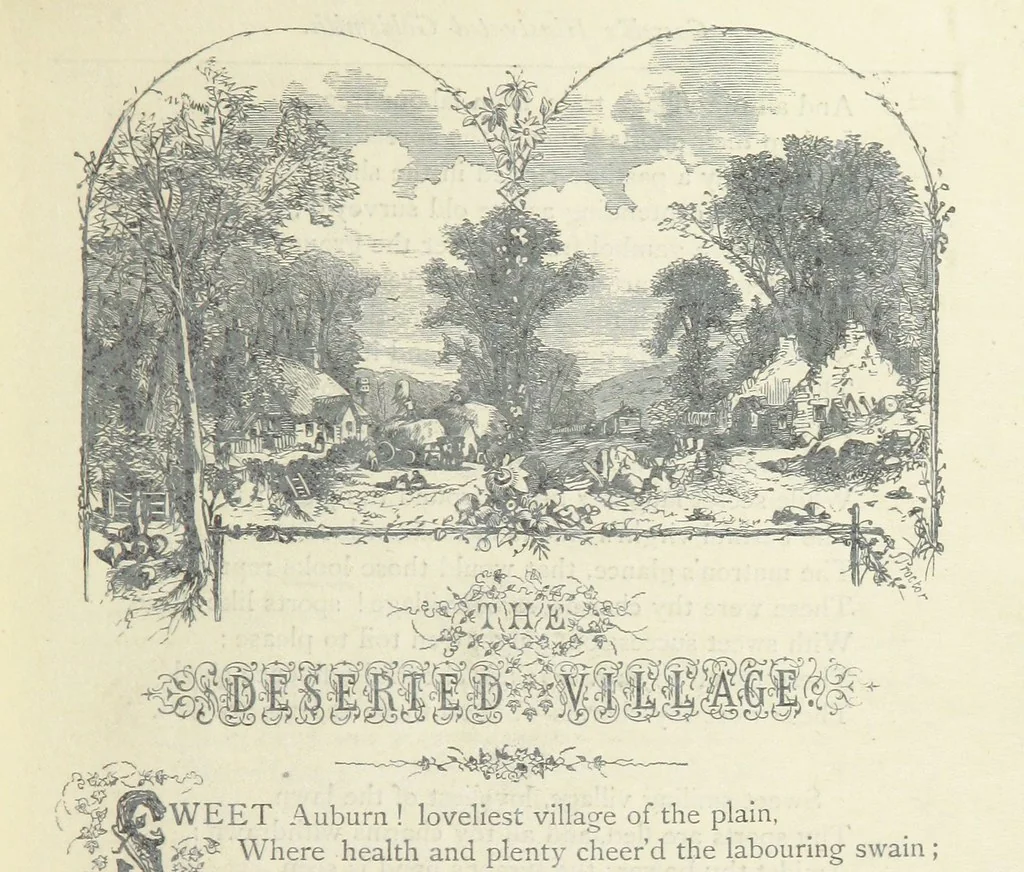 An illustration from The vicar of Wakefield, and other works ... With introduction notes and a life of Oliver Goldsmith, by John Francis Waller, 1877, leaf 245