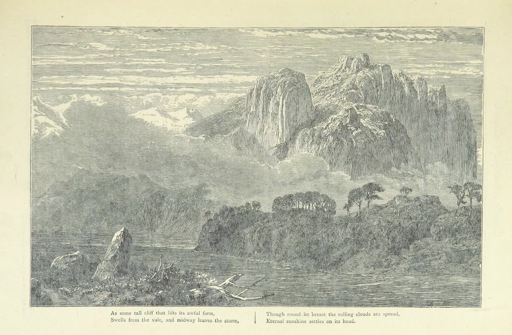 An illustration from The vicar of Wakefield, and other works ... With introduction notes and a life of Oliver Goldsmith, by John Francis Waller, 1877, leaf 253