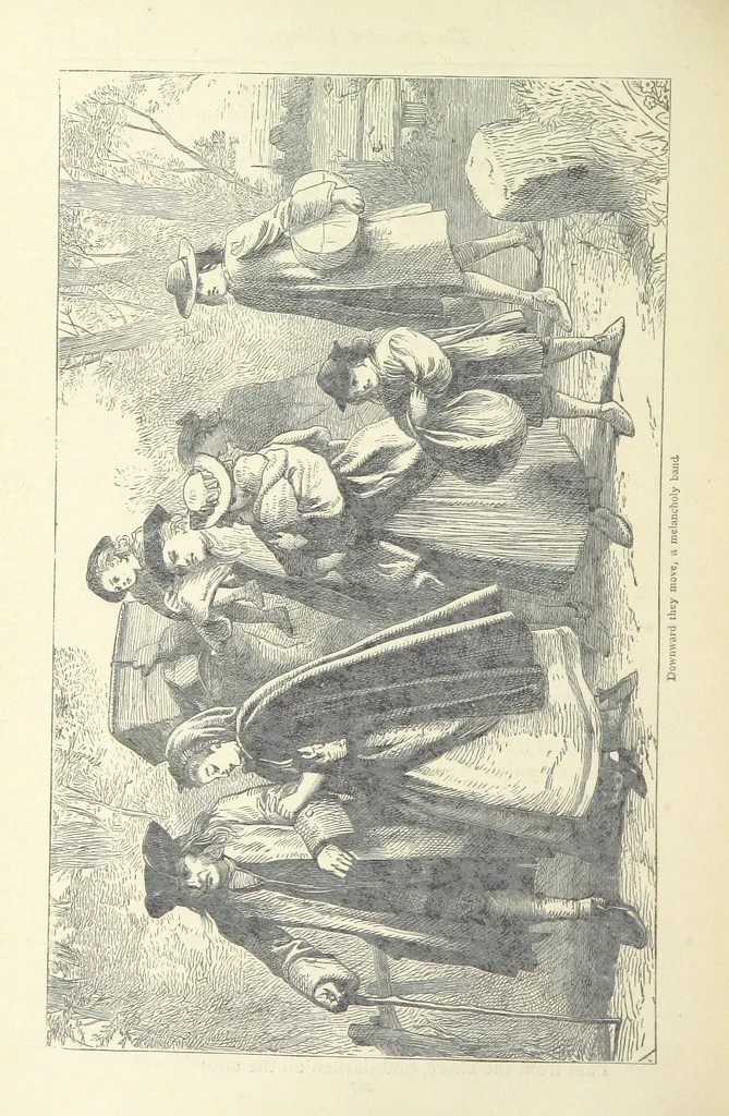 An illustration from The vicar of Wakefield, and other works ... With introduction notes and a life of Oliver Goldsmith, by John Francis Waller, 1877, leaf 260