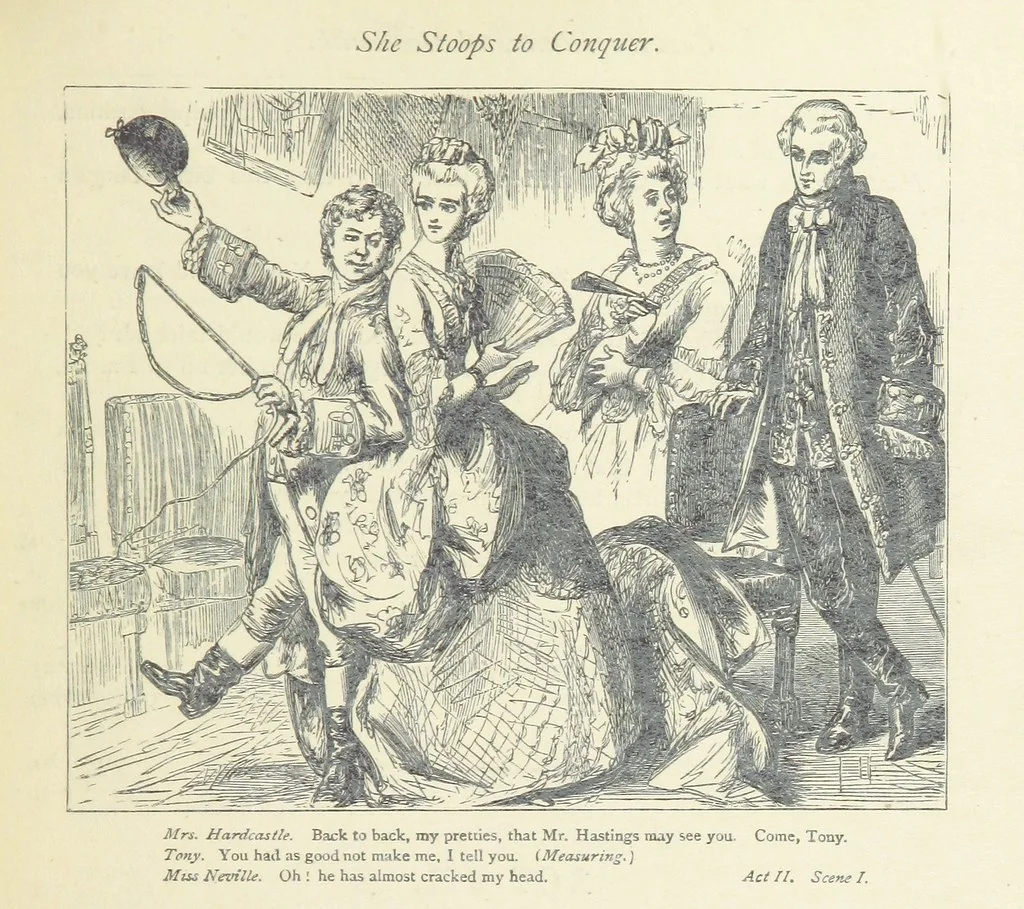 An illustration from The vicar of Wakefield, and other works ... With introduction notes and a life of Oliver Goldsmith, by John Francis Waller, 1877, leaf 325