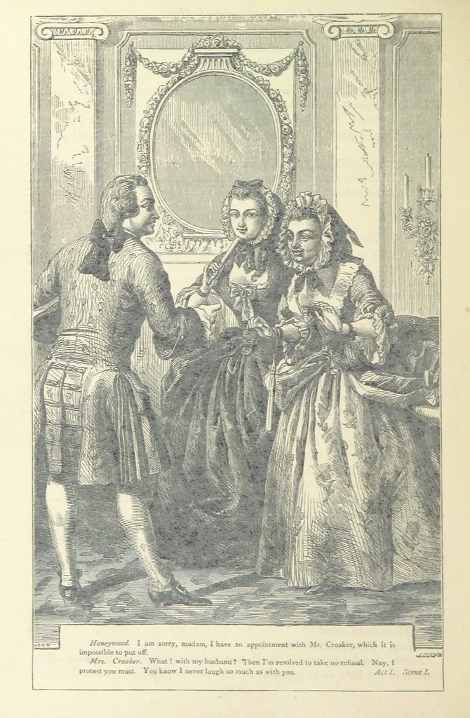 An illustration from The vicar of Wakefield, and other works ... With introduction notes and a life of Oliver Goldsmith, by John Francis Waller, 1877, leaf 372