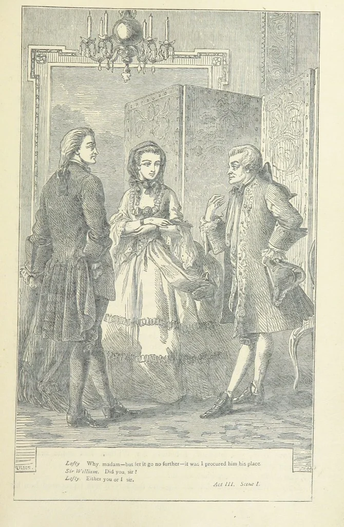 An illustration from The vicar of Wakefield, and other works ... With introduction notes and a life of Oliver Goldsmith, by John Francis Waller, 1877, leaf 393