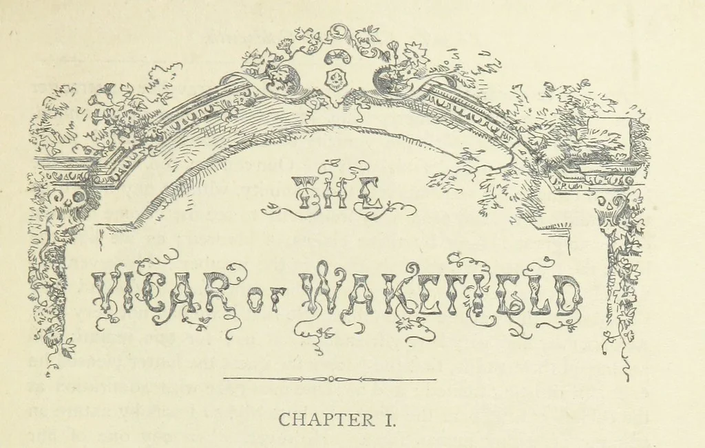 An illustration from The vicar of Wakefield, and other works ... With introduction notes and a life of Oliver Goldsmith, by John Francis Waller, 1877, leaf 55