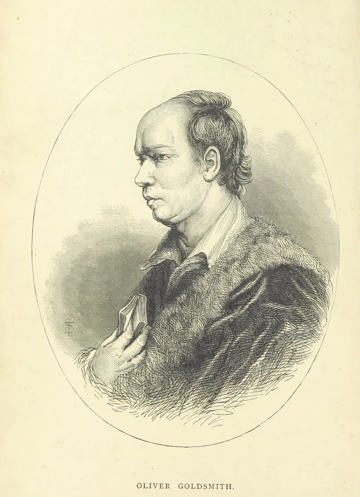 An illustration from The vicar of Wakefield, and other works ... With introduction notes and a life of Oliver Goldsmith, by John Francis Waller, 1877, leaf 8