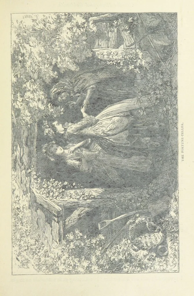 An illustration from The vicar of Wakefield, and other works ... With introduction notes and a life of Oliver Goldsmith, by John Francis Waller, 1877, leaf 97
