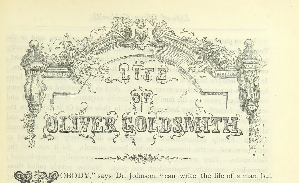 An illustration from The vicar of Wakefield, and other works ... With introduction notes and a life of Oliver Goldsmith, by John Francis Waller, 1885, leaf 17