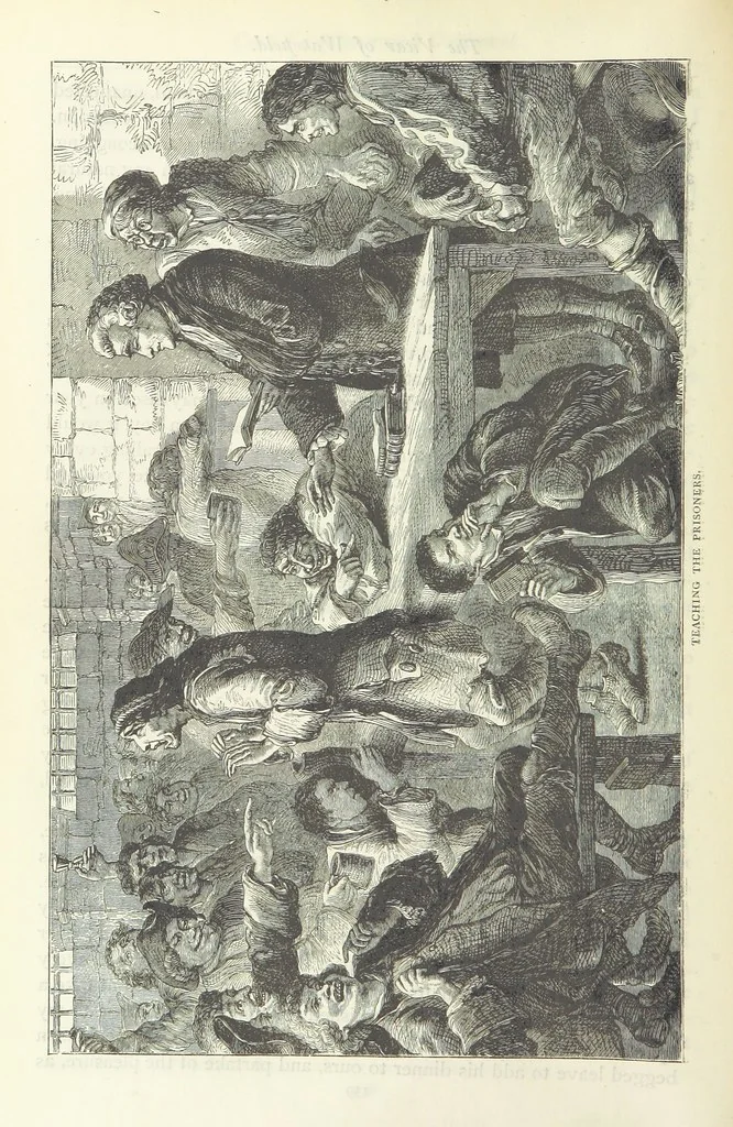 An illustration from The vicar of Wakefield, and other works ... With introduction notes and a life of Oliver Goldsmith, by John Francis Waller, 1885, leaf 192
