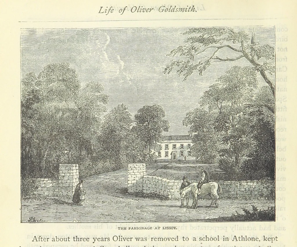 An illustration from The vicar of Wakefield, and other works ... With introduction notes and a life of Oliver Goldsmith, by John Francis Waller, 1885, leaf 20