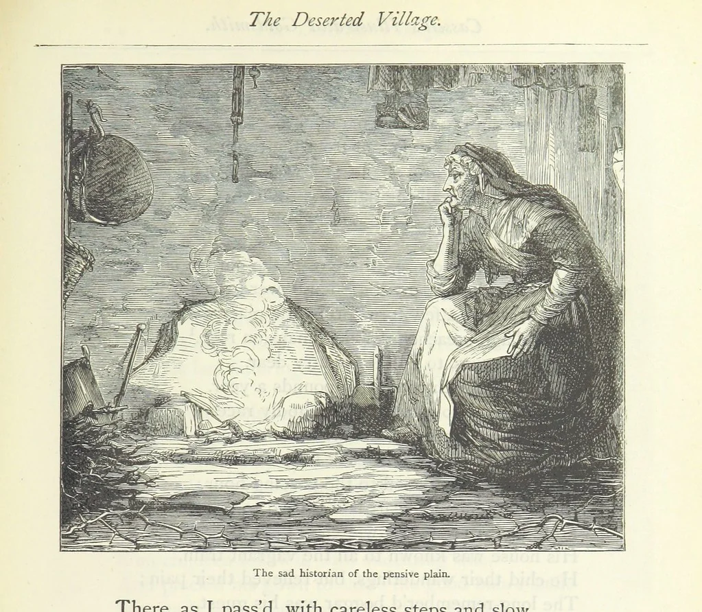 An illustration from The vicar of Wakefield, and other works ... With introduction notes and a life of Oliver Goldsmith, by John Francis Waller, 1885, leaf 249
