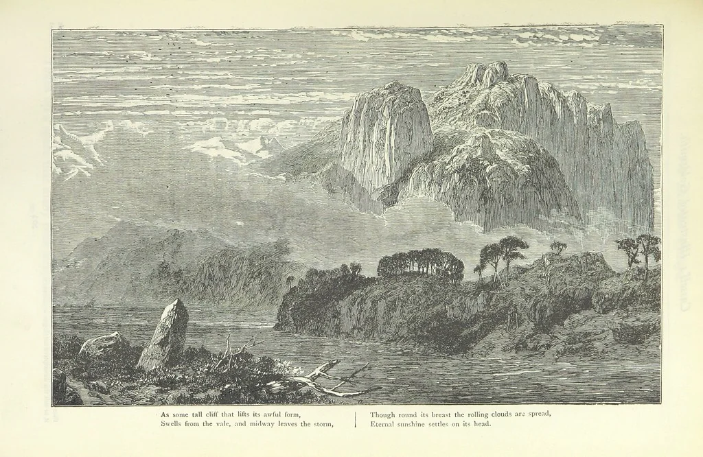 An illustration from The vicar of Wakefield, and other works ... With introduction notes and a life of Oliver Goldsmith, by John Francis Waller, 1885, leaf 253