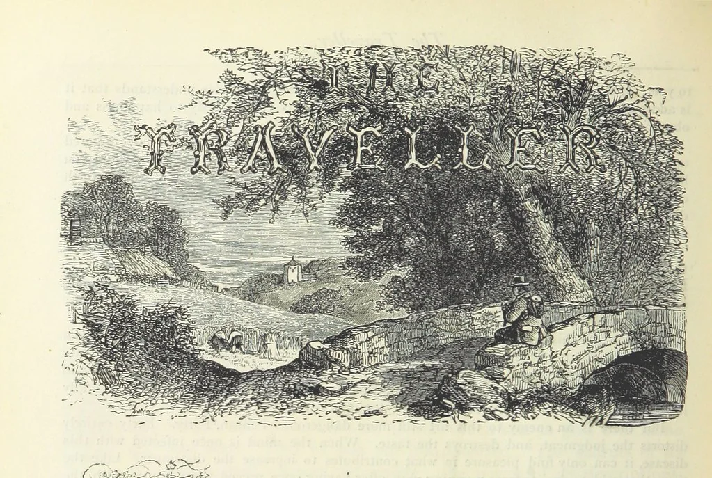 An illustration from The vicar of Wakefield, and other works ... With introduction notes and a life of Oliver Goldsmith, by John Francis Waller, 1885, leaf 264