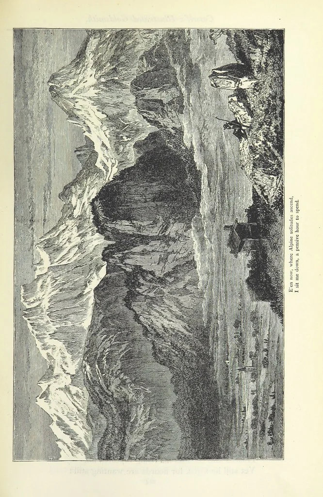 An illustration from The vicar of Wakefield, and other works ... With introduction notes and a life of Oliver Goldsmith, by John Francis Waller, 1885, leaf 265