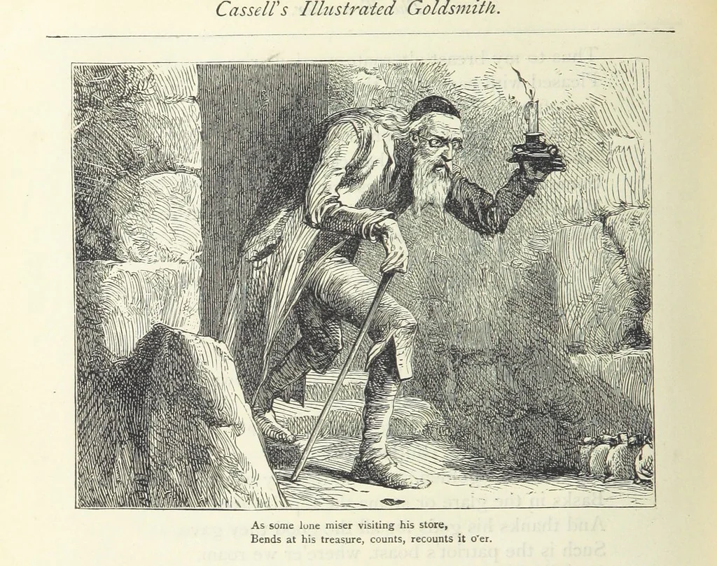 An illustration from The vicar of Wakefield, and other works ... With introduction notes and a life of Oliver Goldsmith, by John Francis Waller, 1885, leaf 268