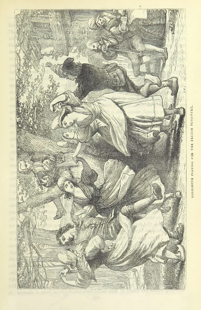An illustration from The vicar of Wakefield, and other works ... With introduction notes and a life of Oliver Goldsmith, by John Francis Waller, 1885, leaf 29