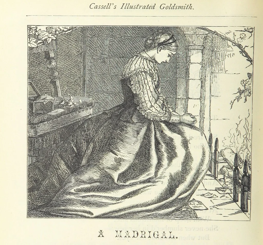An illustration from The vicar of Wakefield, and other works ... With introduction notes and a life of Oliver Goldsmith, by John Francis Waller, 1885, leaf 296