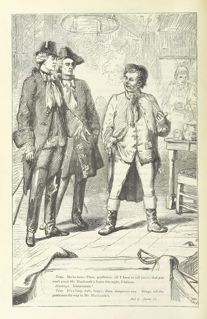 An illustration from The vicar of Wakefield, and other works ... With introduction notes and a life of Oliver Goldsmith, by John Francis Waller, 1885, leaf 308