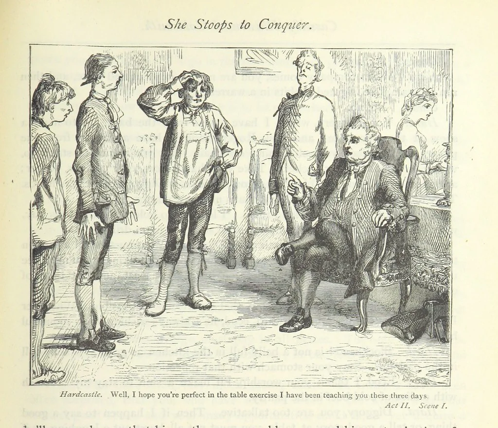 An illustration from The vicar of Wakefield, and other works ... With introduction notes and a life of Oliver Goldsmith, by John Francis Waller, 1885, leaf 309