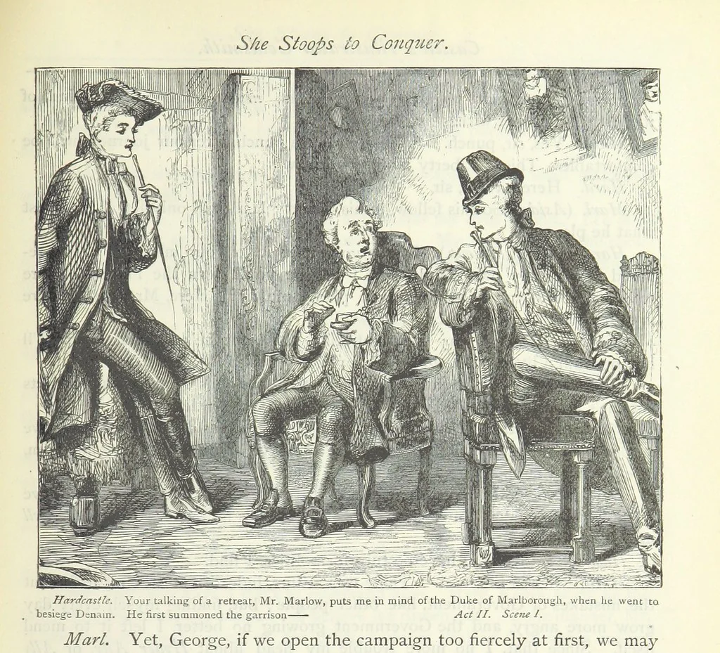 An illustration from The vicar of Wakefield, and other works ... With introduction notes and a life of Oliver Goldsmith, by John Francis Waller, 1885, leaf 313