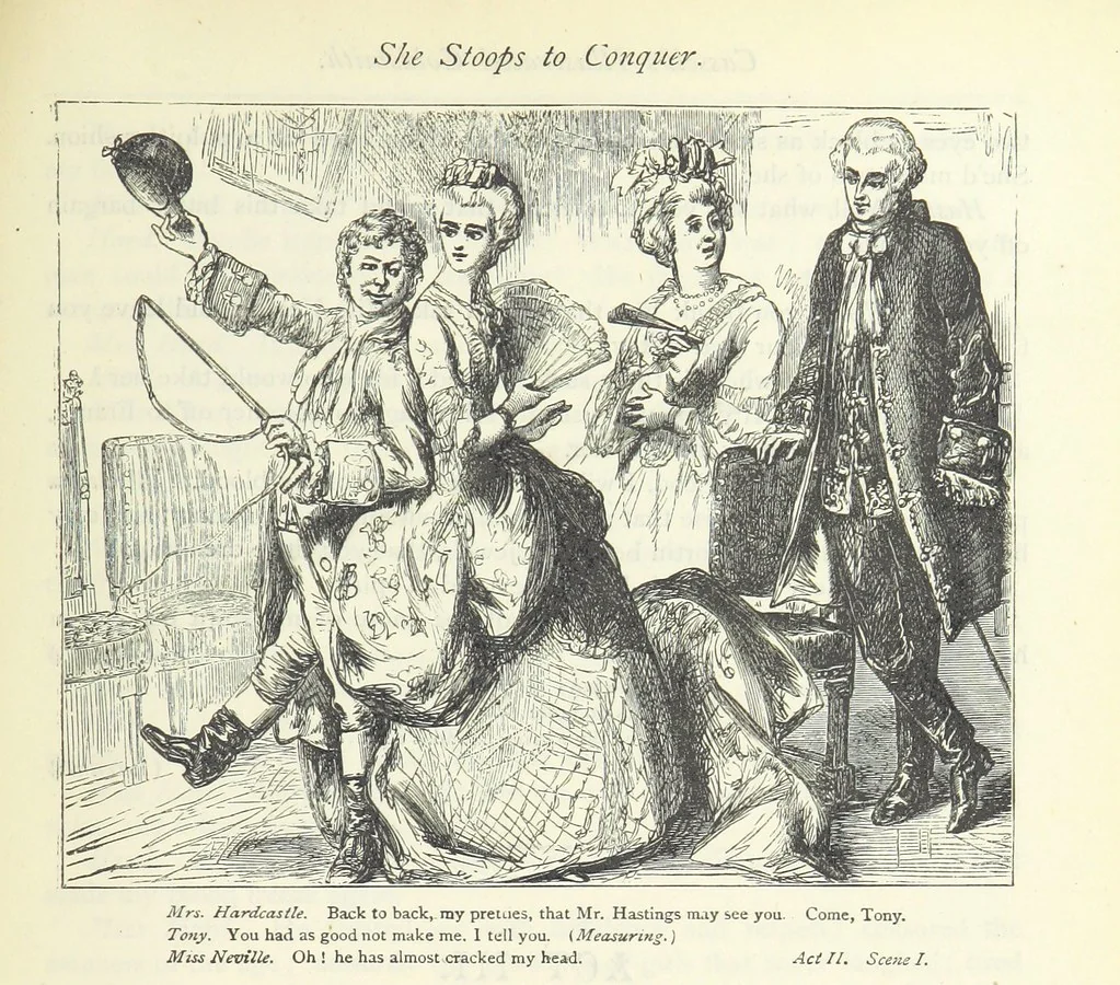 An illustration from The vicar of Wakefield, and other works ... With introduction notes and a life of Oliver Goldsmith, by John Francis Waller, 1885, leaf 325