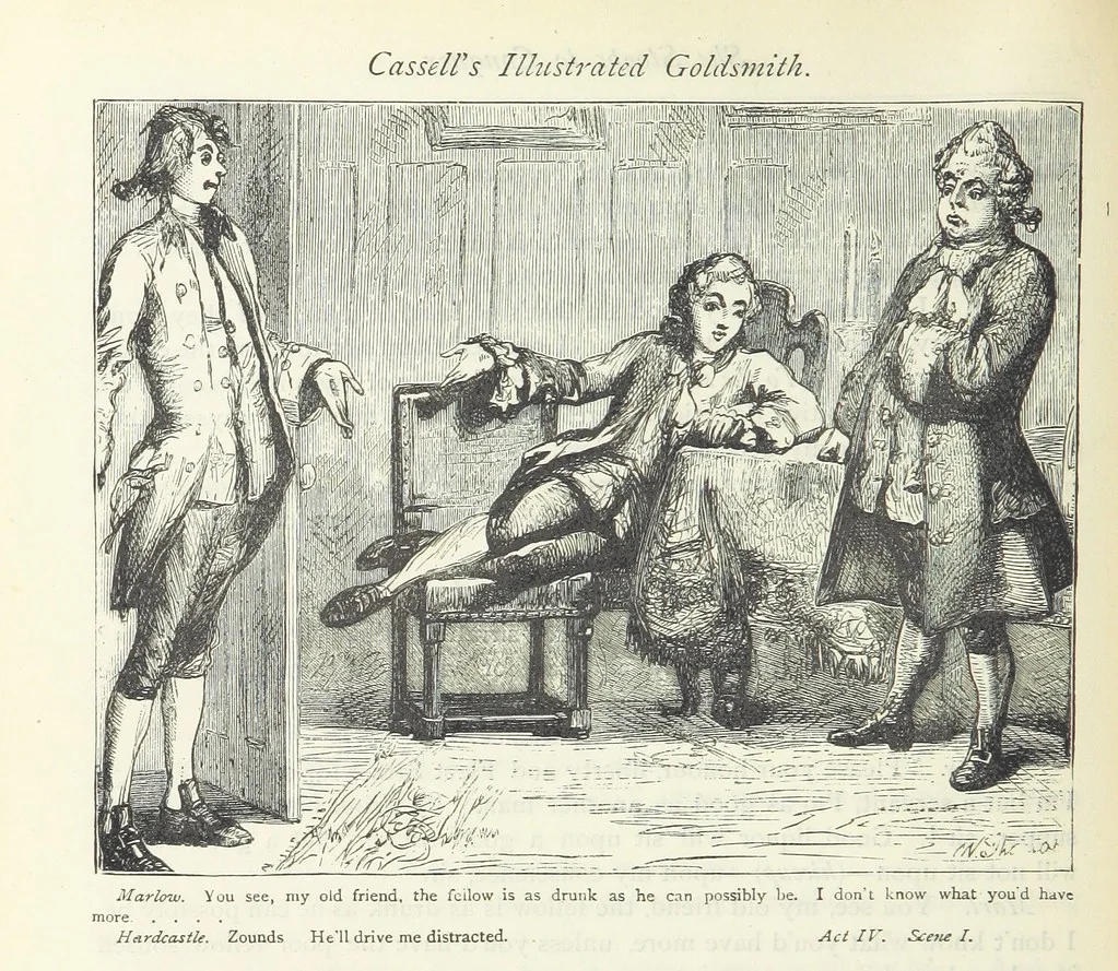 An illustration from The vicar of Wakefield, and other works ... With introduction notes and a life of Oliver Goldsmith, by John Francis Waller, 1885, leaf 340