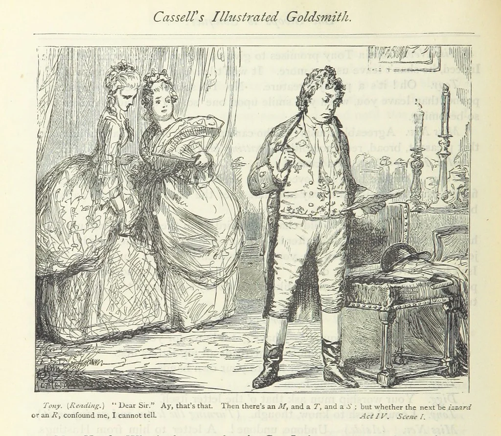 An illustration from The vicar of Wakefield, and other works ... With introduction notes and a life of Oliver Goldsmith, by John Francis Waller, 1885, leaf 344