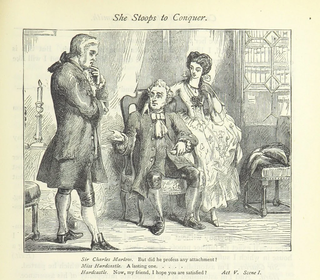 An illustration from The vicar of Wakefield, and other works ... With introduction notes and a life of Oliver Goldsmith, by John Francis Waller, 1885, leaf 349