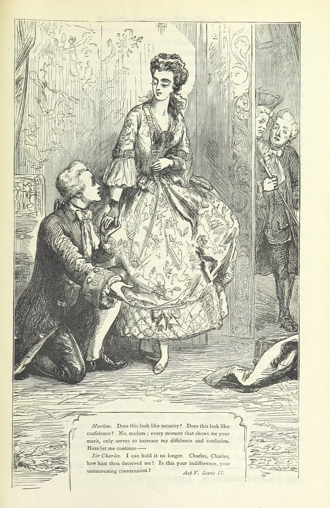 An illustration from The vicar of Wakefield, and other works ... With introduction notes and a life of Oliver Goldsmith, by John Francis Waller, 1885, leaf 357