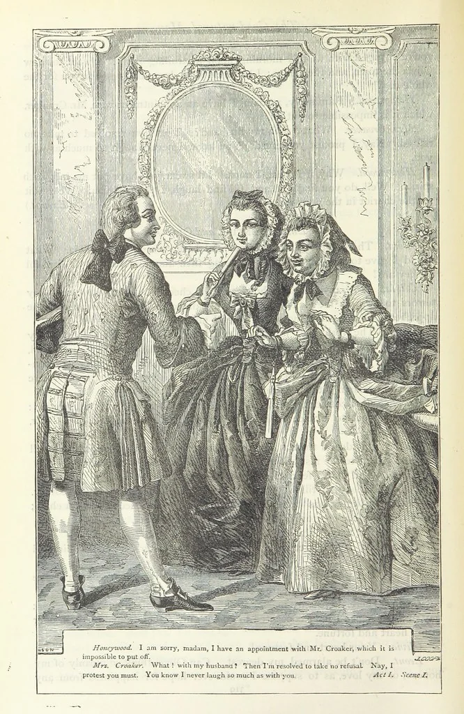 An illustration from The vicar of Wakefield, and other works ... With introduction notes and a life of Oliver Goldsmith, by John Francis Waller, 1885, leaf 372
