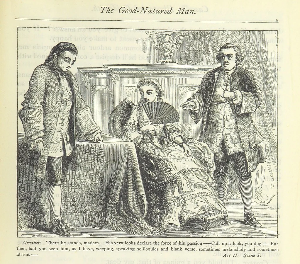 An illustration from The vicar of Wakefield, and other works ... With introduction notes and a life of Oliver Goldsmith, by John Francis Waller, 1885, leaf 377