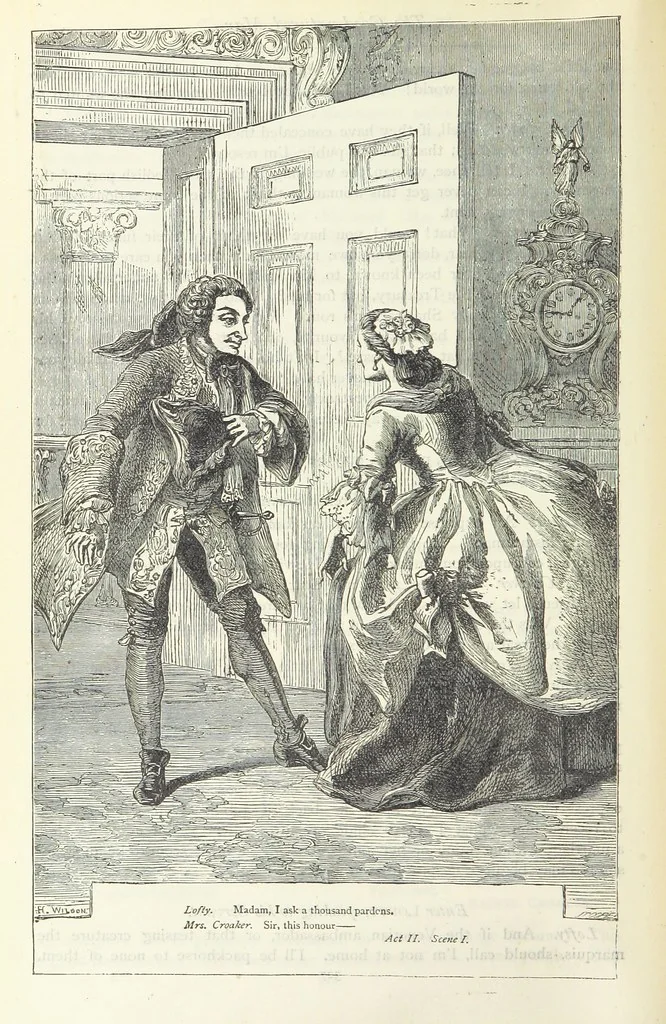 An illustration from The vicar of Wakefield, and other works ... With introduction notes and a life of Oliver Goldsmith, by John Francis Waller, 1885, leaf 380