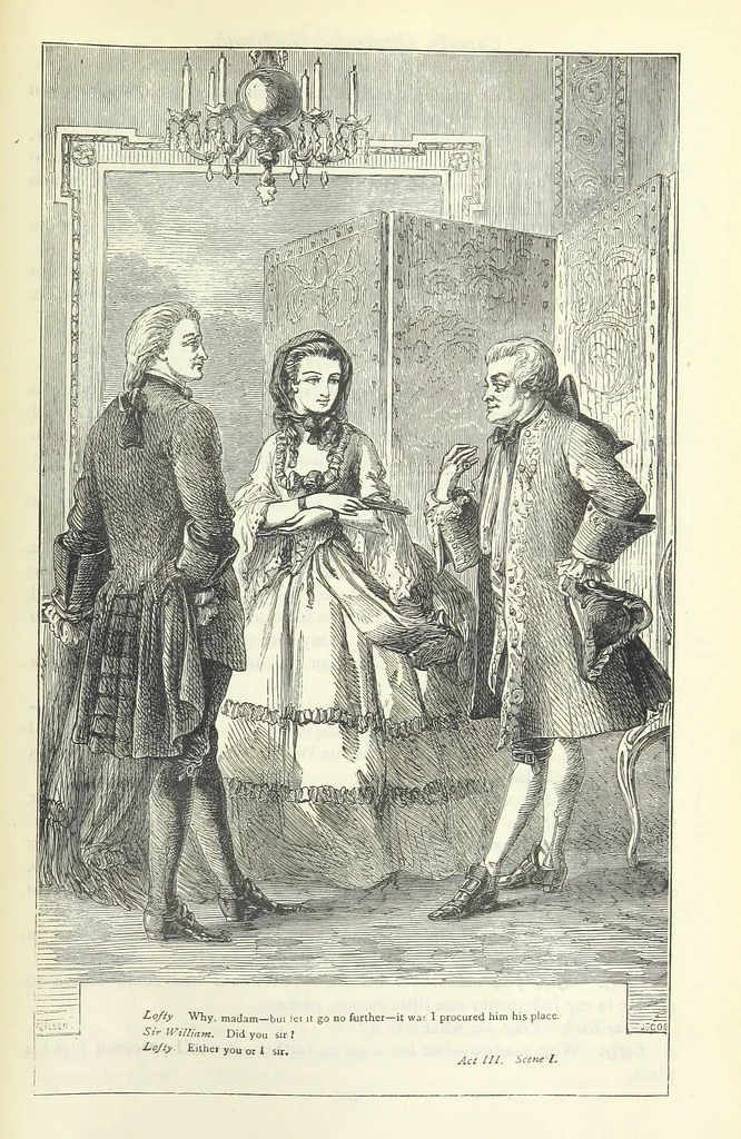An illustration from The vicar of Wakefield, and other works ... With introduction notes and a life of Oliver Goldsmith, by John Francis Waller, 1885, leaf 393