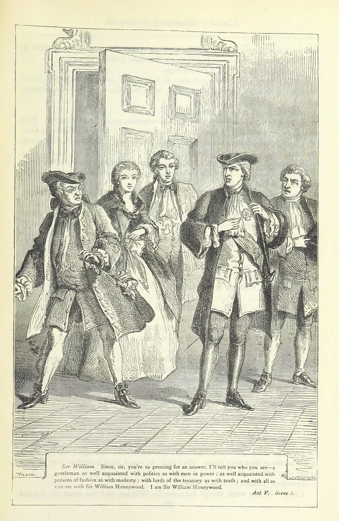 An illustration from The vicar of Wakefield, and other works ... With introduction notes and a life of Oliver Goldsmith, by John Francis Waller, 1885, leaf 417