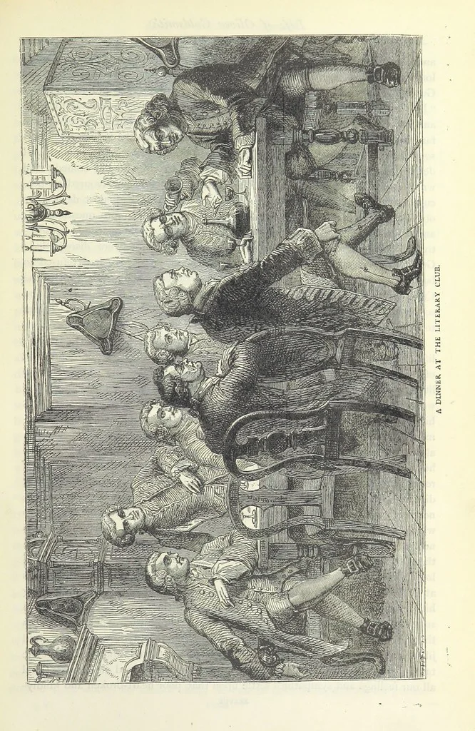 An illustration from The vicar of Wakefield, and other works ... With introduction notes and a life of Oliver Goldsmith, by John Francis Waller, 1885, leaf 45